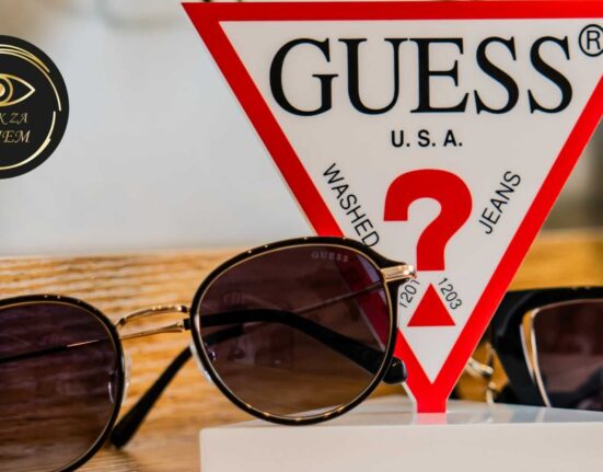 Markowe okulary przeciwsłoneczne – zbliżenie na oprawę i soczewki